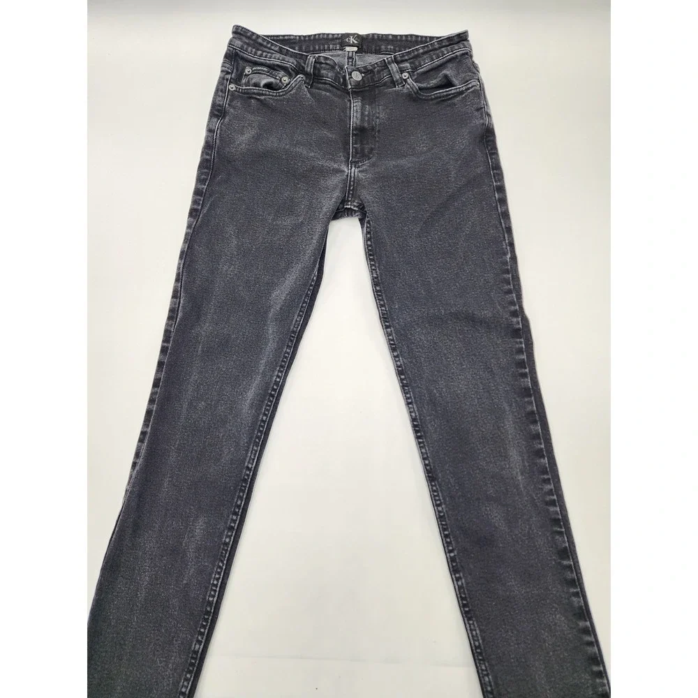 Calvin‎ Klein Vintage Black Jeans 28 X 32 1990s Style 41Z A742